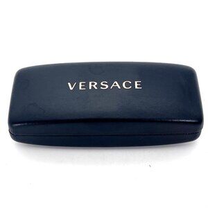 Versace Black Hard Clam Shell Glasses Case For Eyewear Sunglass Storage